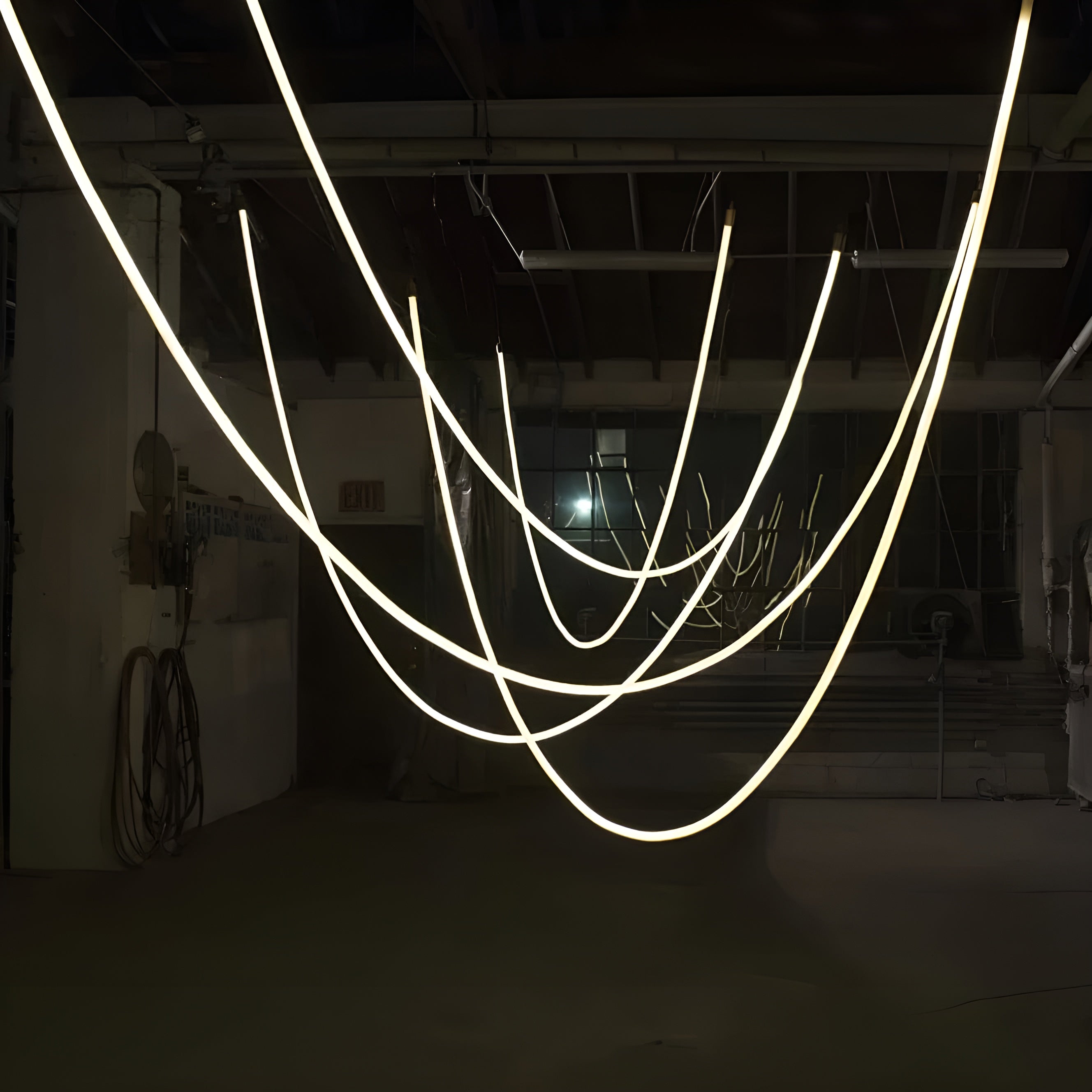 Luminexia – Flex LED Pendant Light with Adjustable Sculptural Modern Design