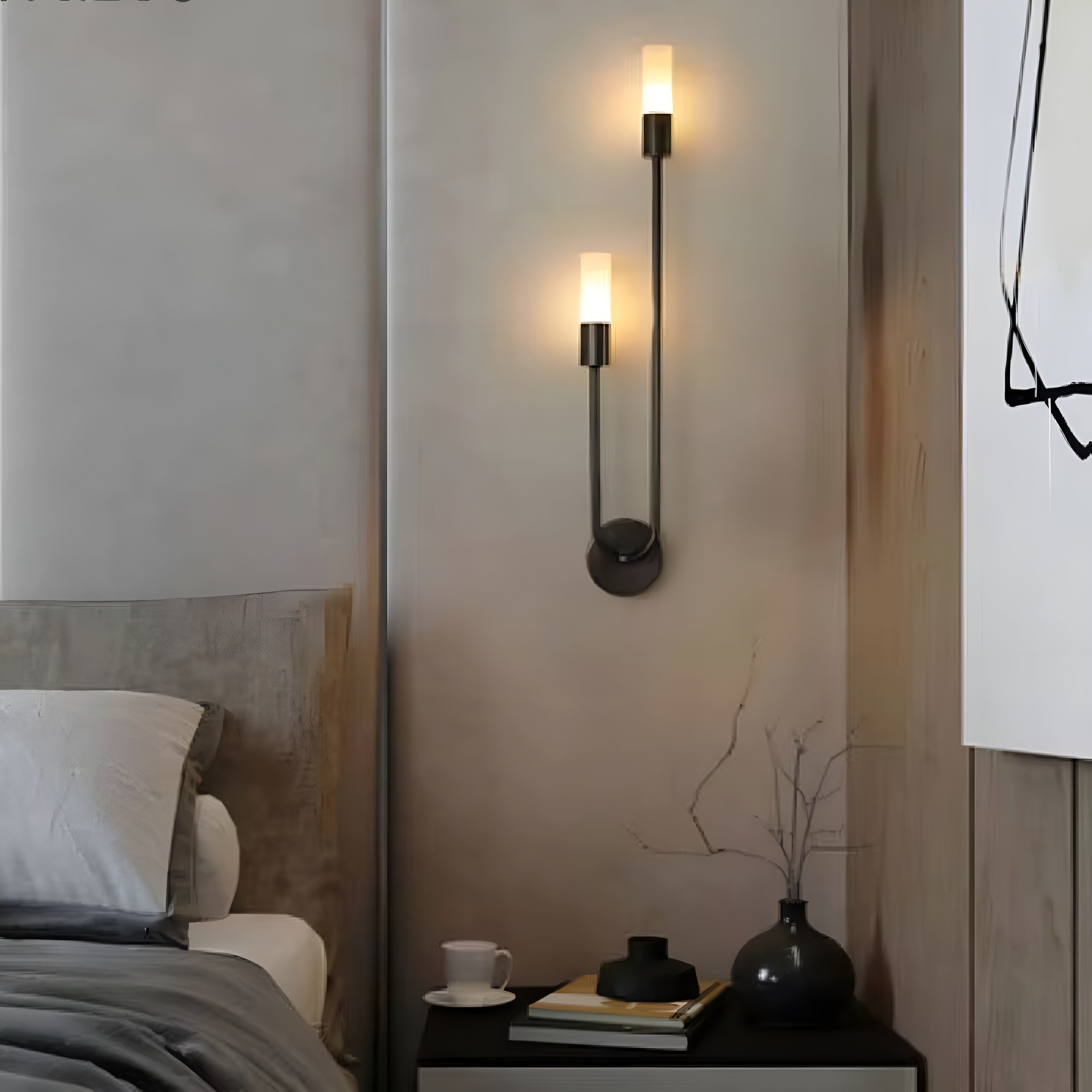 LumiSpire – Sleek LED Wall Light with Warm Ambient Modern Illumination