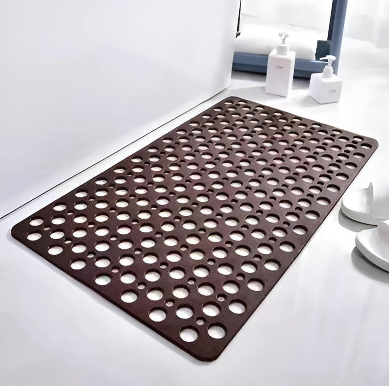 HydroHaven – Antislip Shower Mat Square Non Slip Bathroom Mat with Hygienic Drainage and Soft PVC Comfort Surface