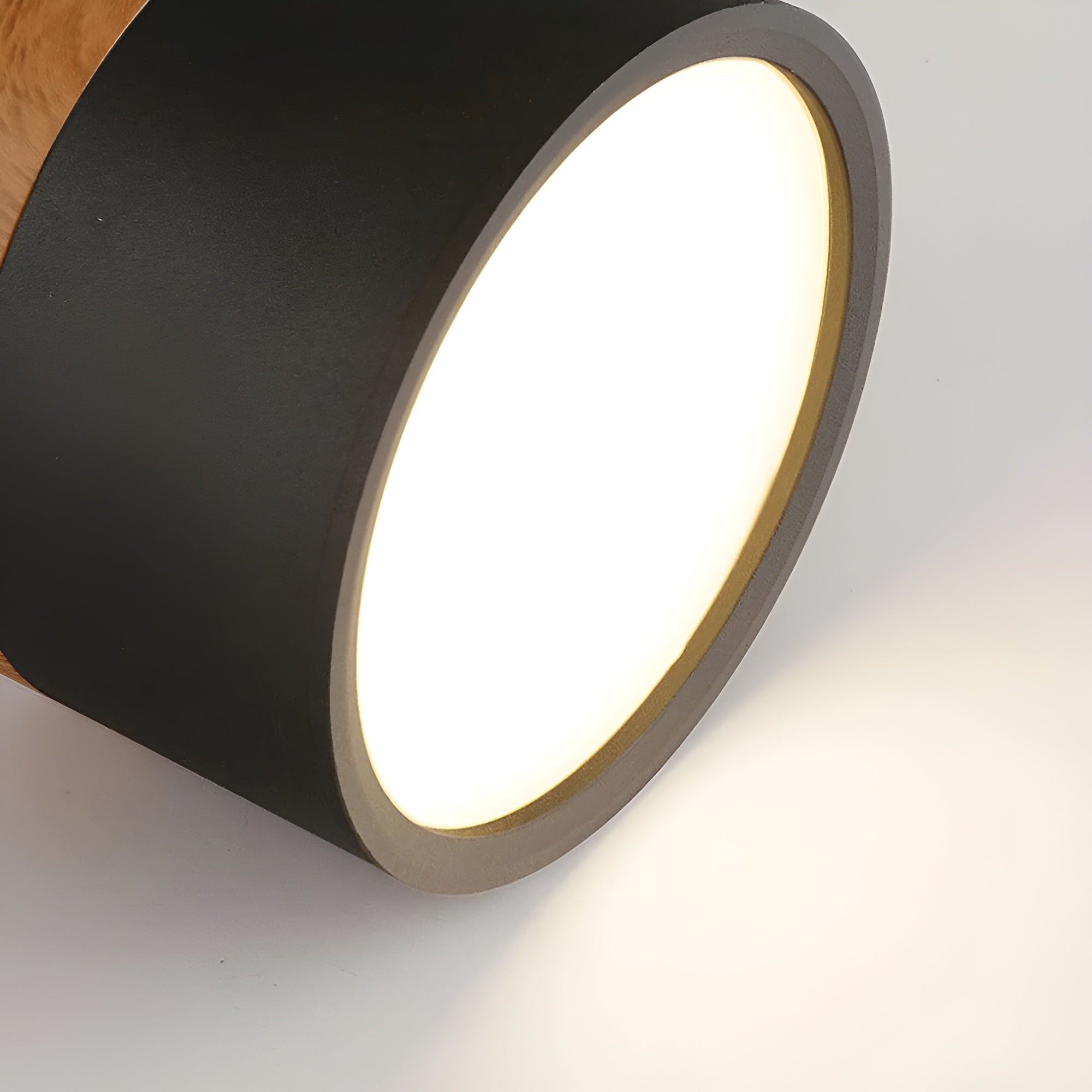 LumiCyl – Cylinder Flush Ceiling Light with Modern Minimalist LED Space-Saving Lighting