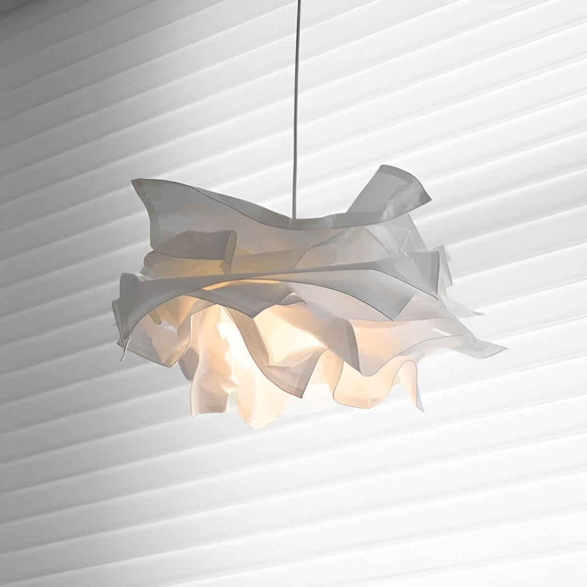Cloudéa – Nordic Paper Cloud Pendant Light with Tri-Color LED Glow