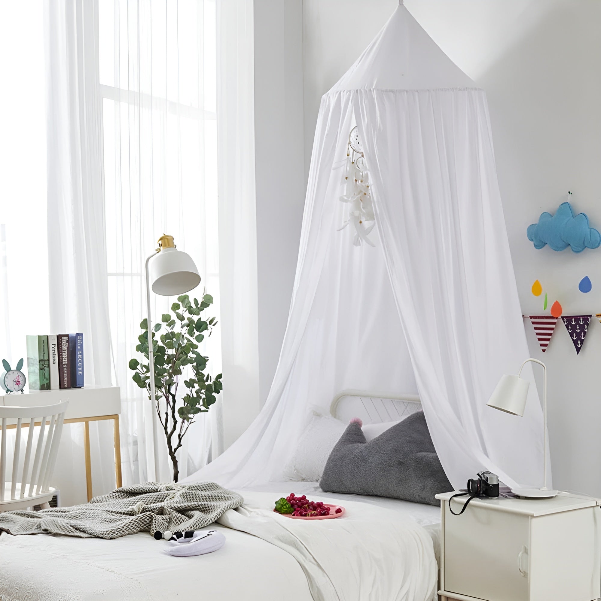 DreamHaven – Kids Canopy a Soft Hanging Bed Canopy for Cozy Play Spaces
