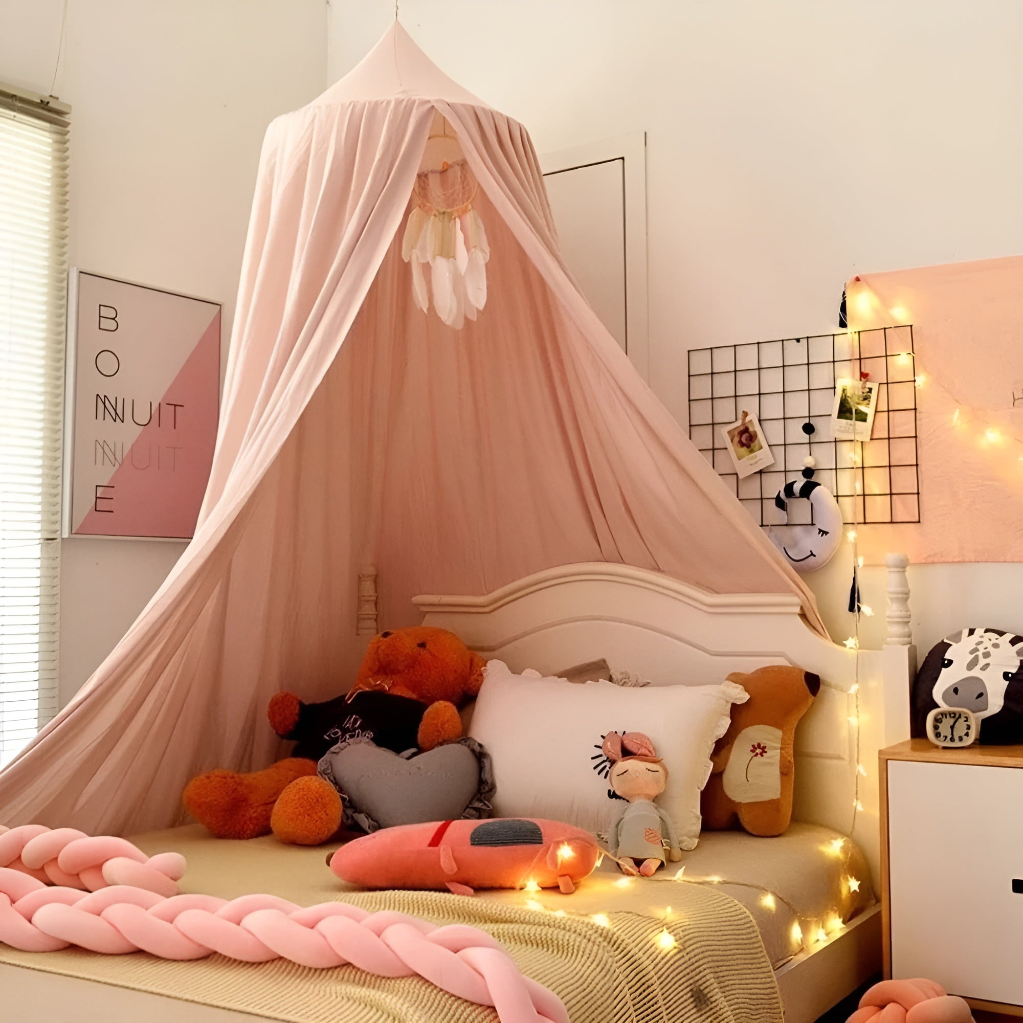 DreamHaven – Kids Canopy a Soft Hanging Bed Canopy for Cozy Play Spaces
