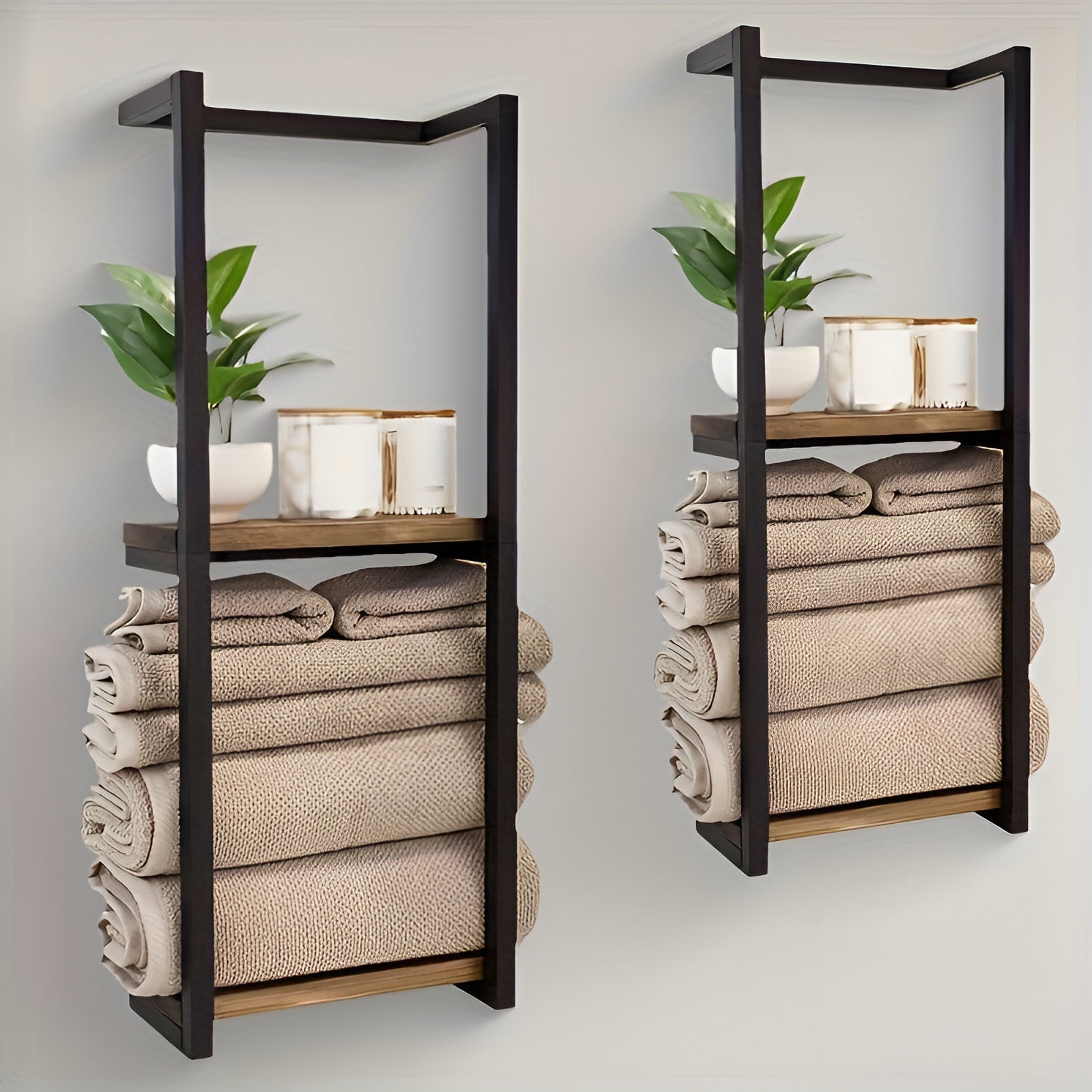 TidySpace – Space-Saving Towel Rack for a Stylish and Organized Bathroom