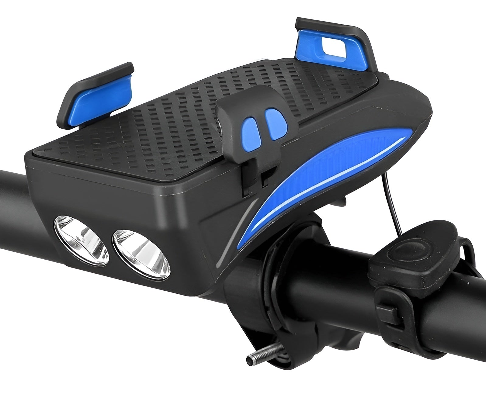 Cyclaro – 4 in 1 Bicycle Phone Holder with Power Bank Light and Horn