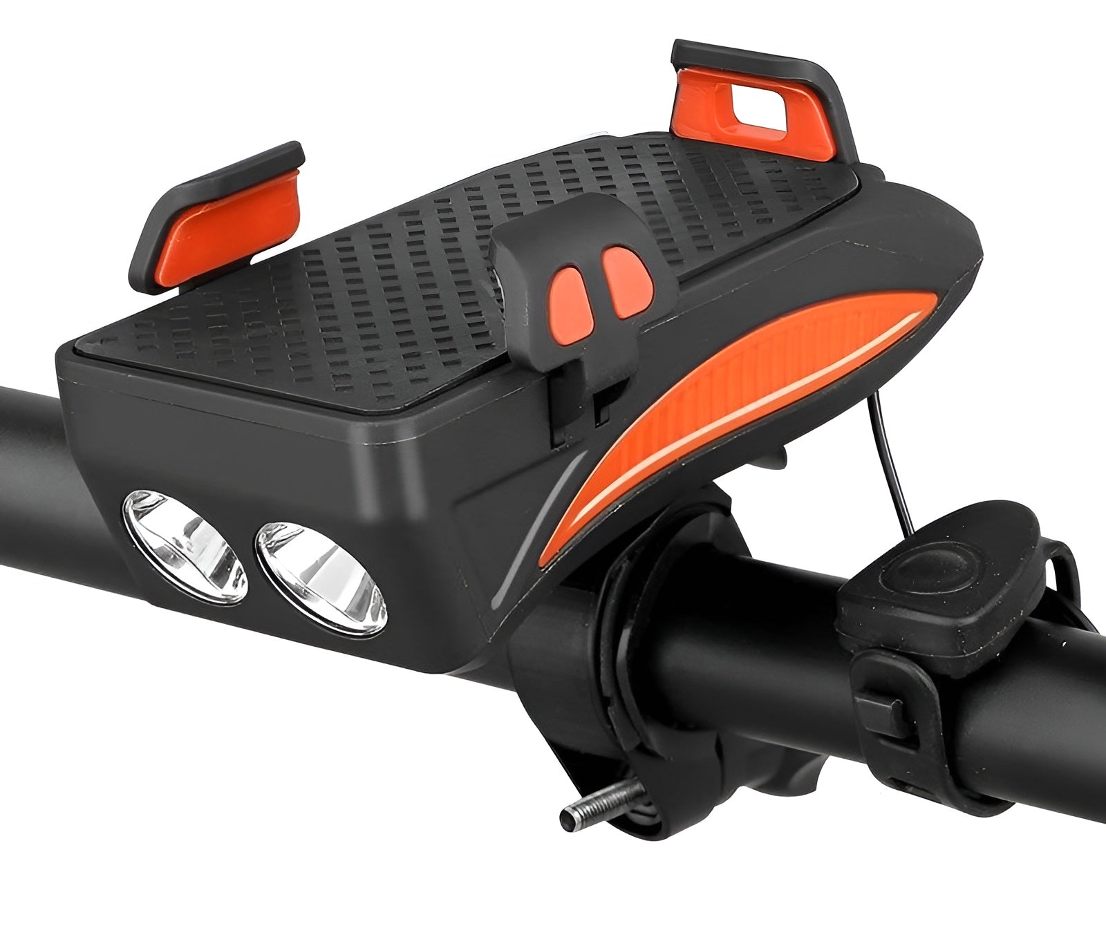 Cyclaro – 4 in 1 Bicycle Phone Holder with Power Bank Light and Horn