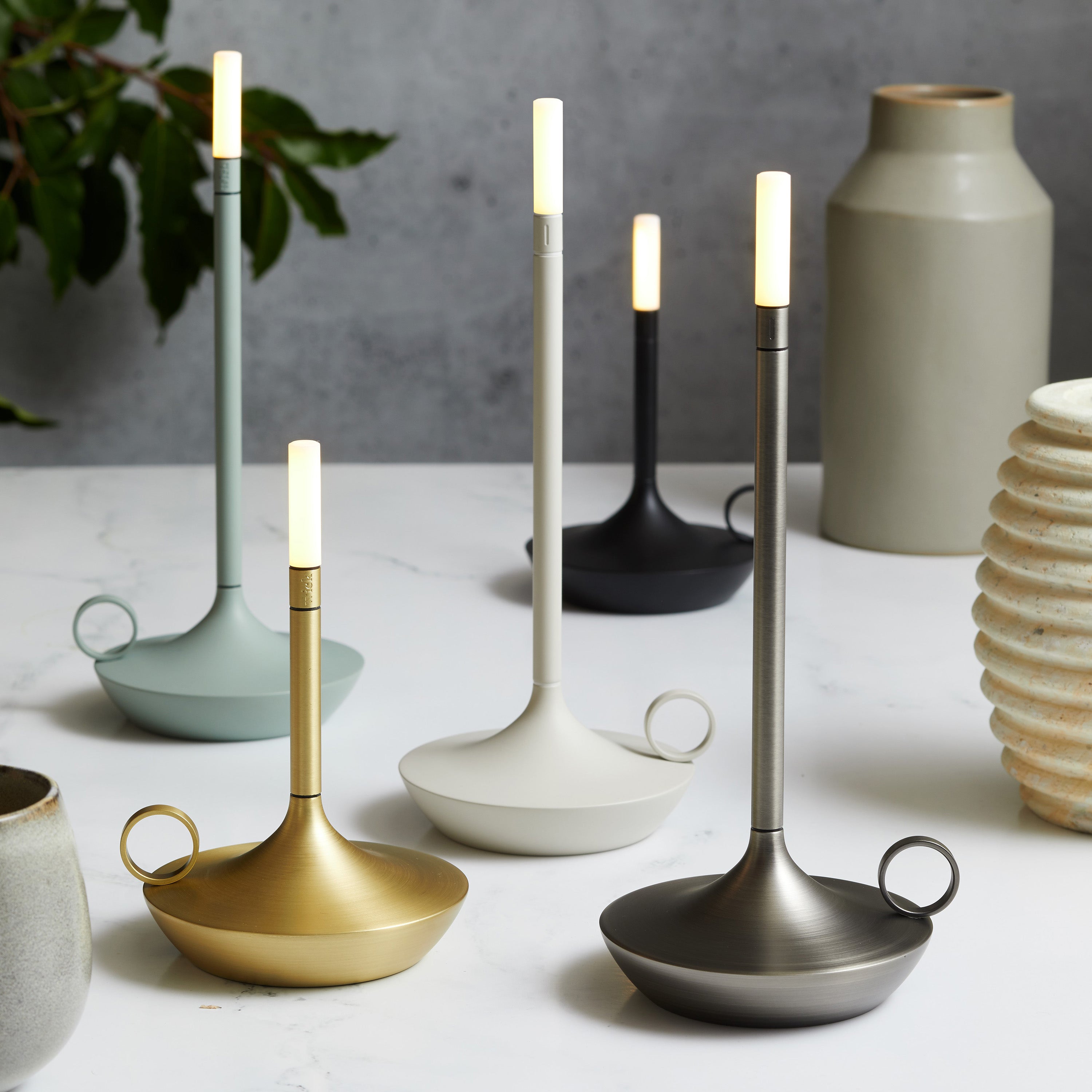 LumiWick – Portable Table Lamp Rechargeable LED Ambient Light for Home Use