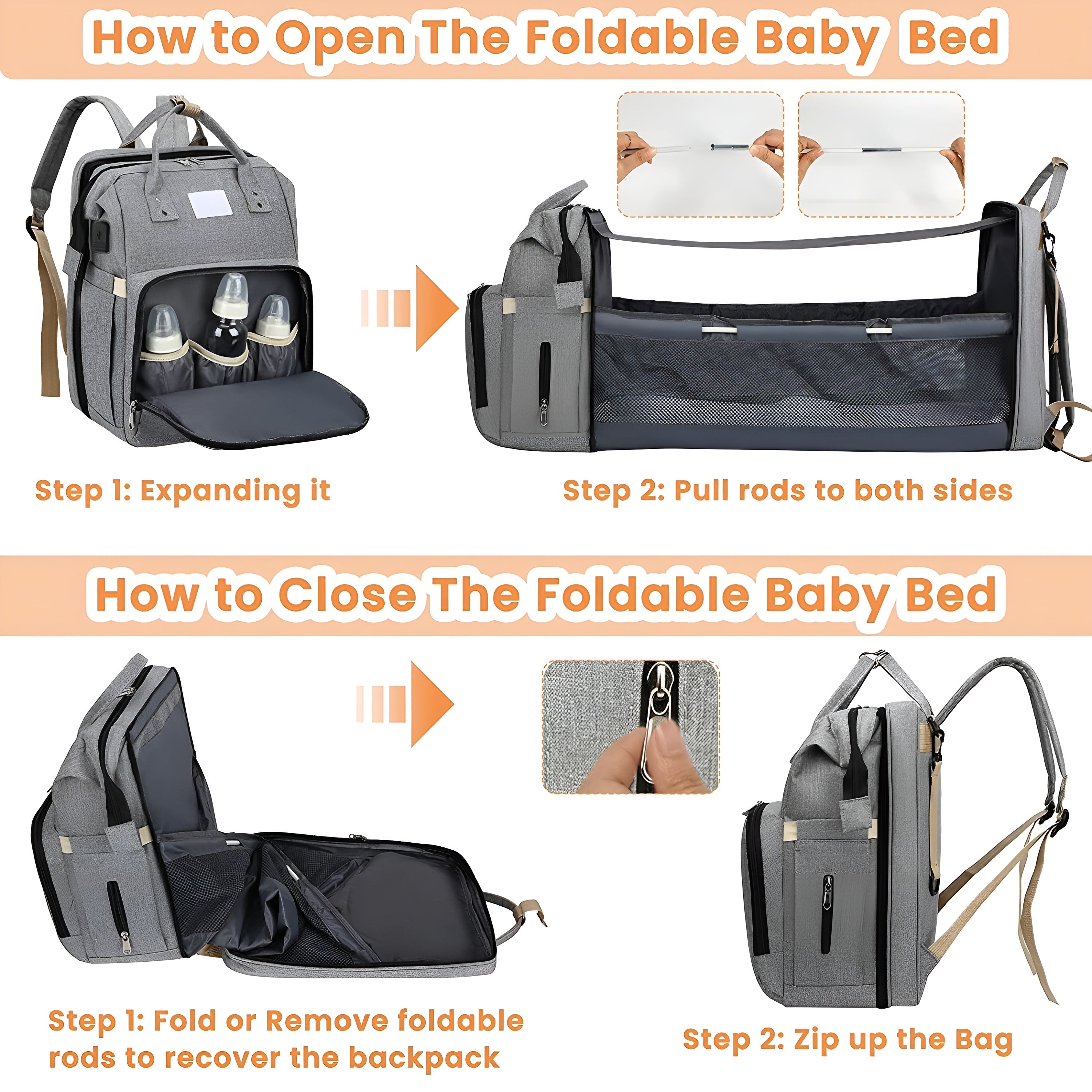MamiNest – All-in-One Smart Mama Changing Bag