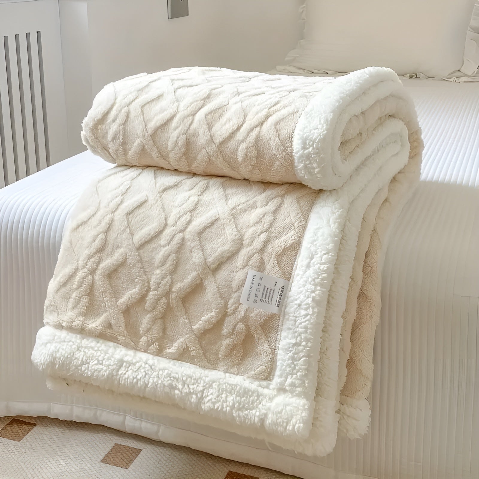 CozyHaven - Snuggle Sherpa Fleece Blanket for All Seasons
