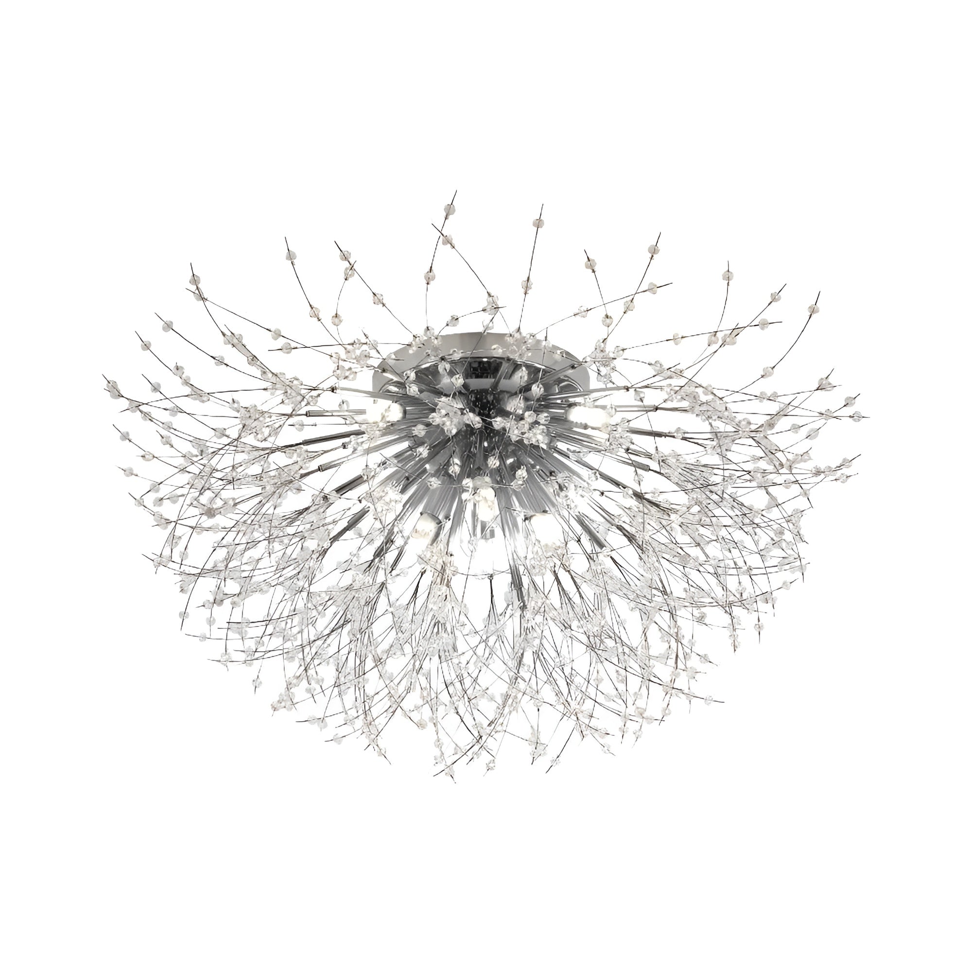 Glowvique – Modern Beaded Sputnik Flush Mount Light Fixture