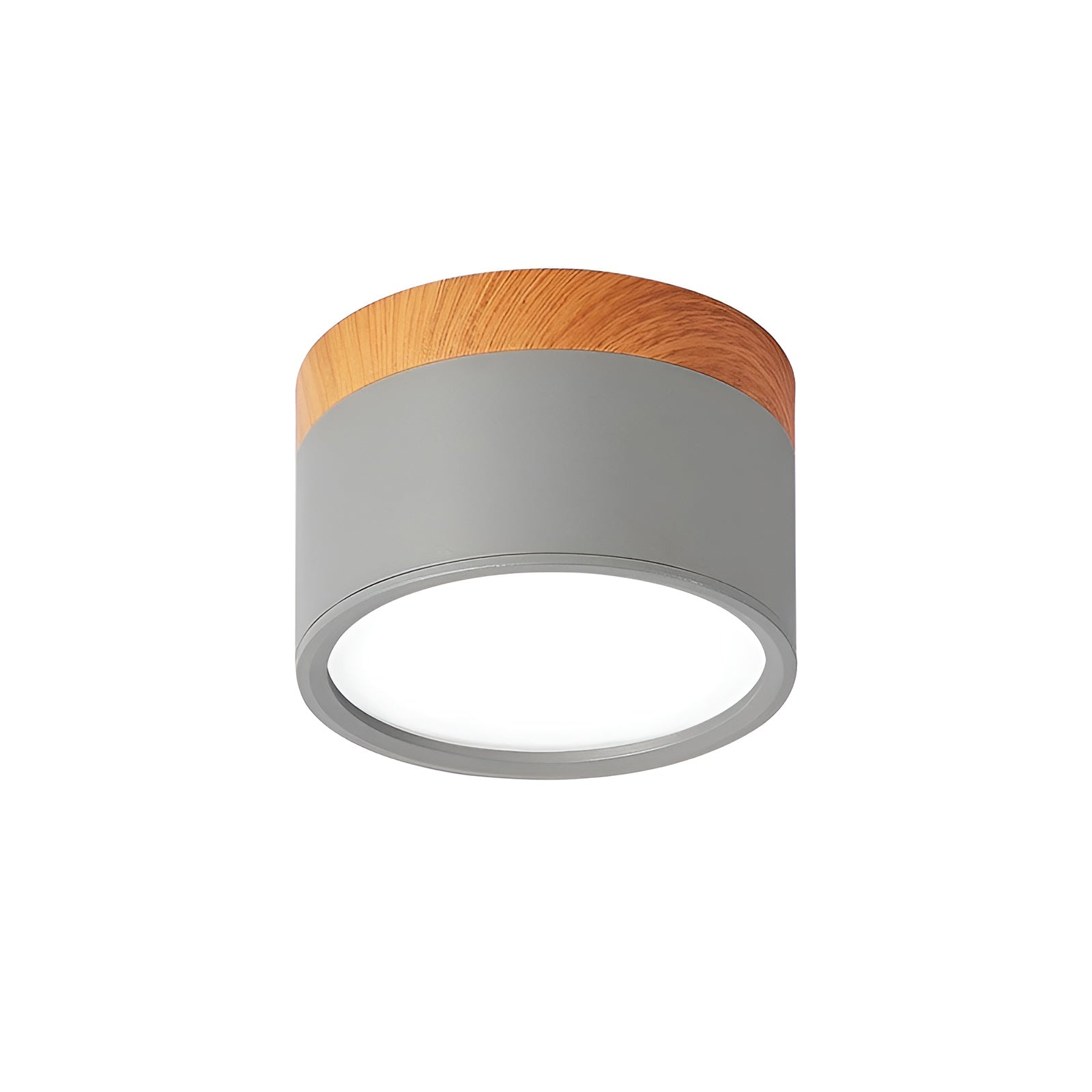 LumiCyl – Cylinder Flush Ceiling Light with Modern Minimalist LED Space-Saving Lighting
