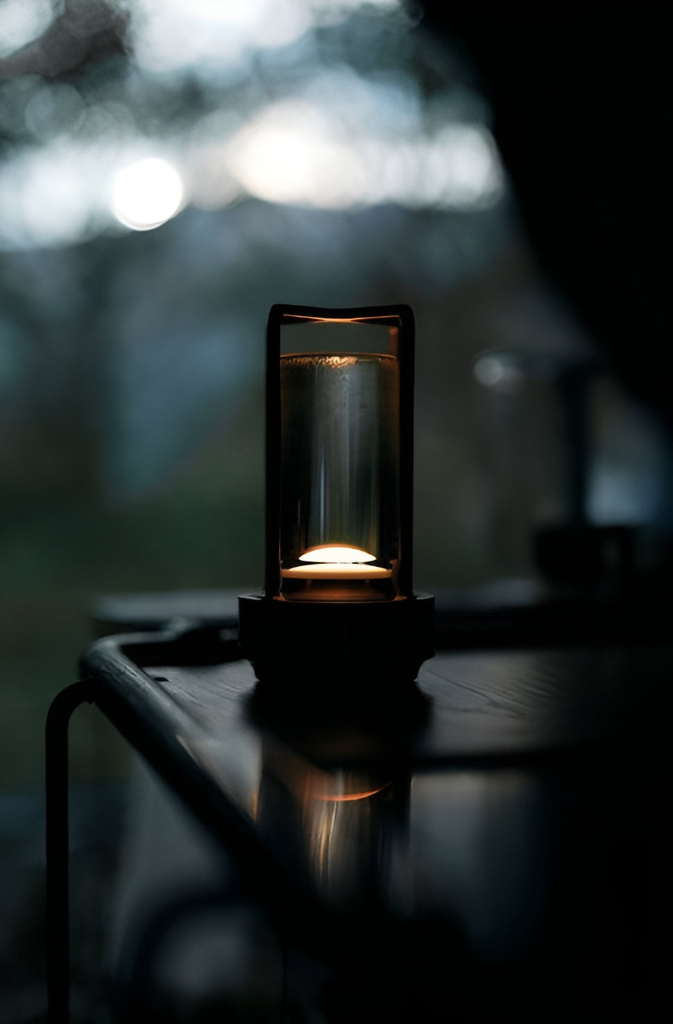 LumoForge – Modern Iron Table Lamp Portable Rechargeable LED Light