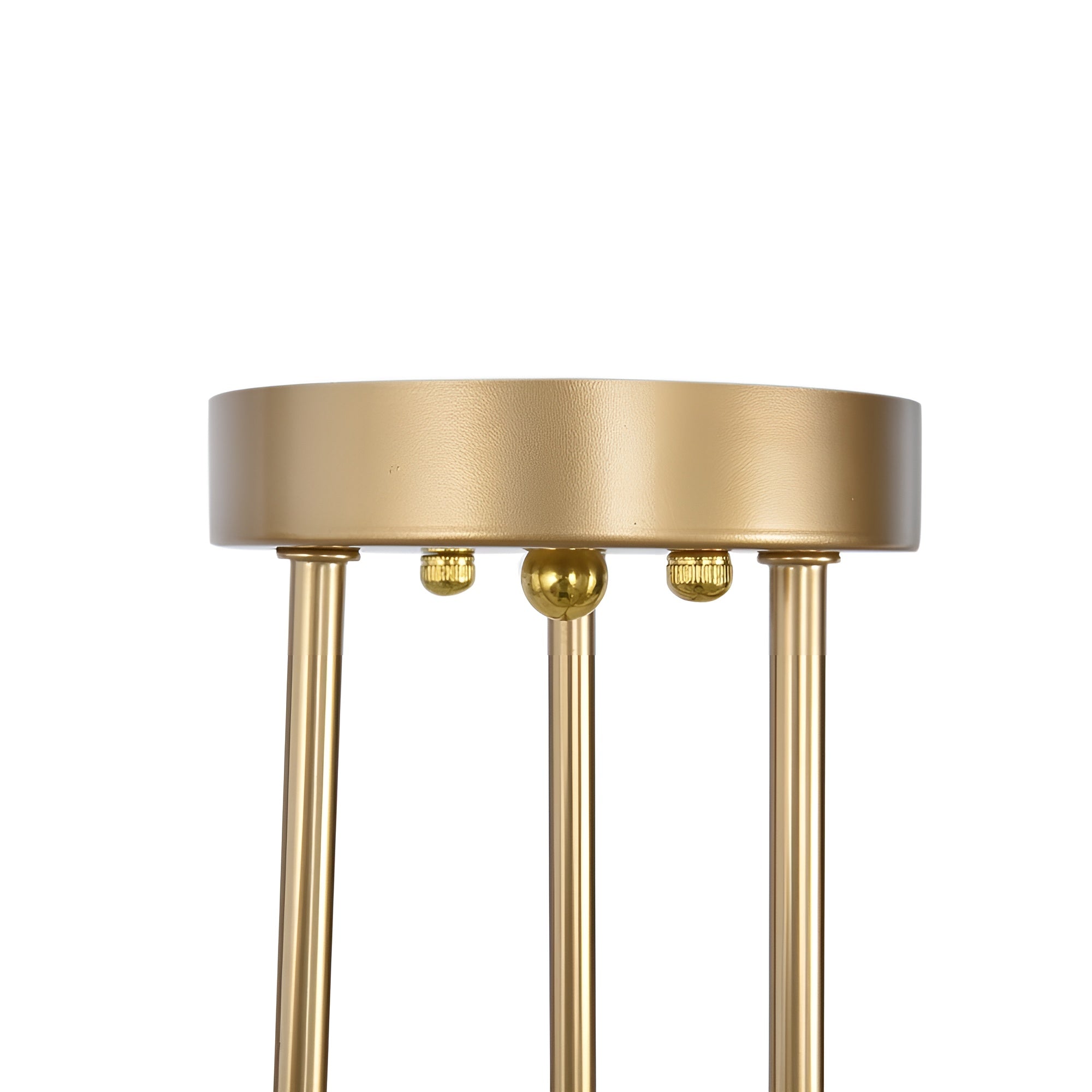 StellarGlow – 6-Light Sputnik Semi Flush Mount Chandelier in Gold for Modern Interiors