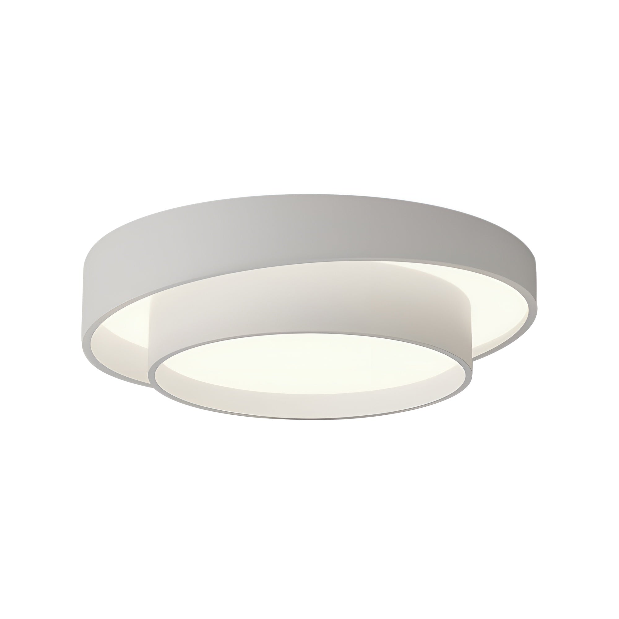 LumoNest – Modern Concentric Rings Flush Mount Ceiling Light for Bedrooms, Hallways & Living Spaces