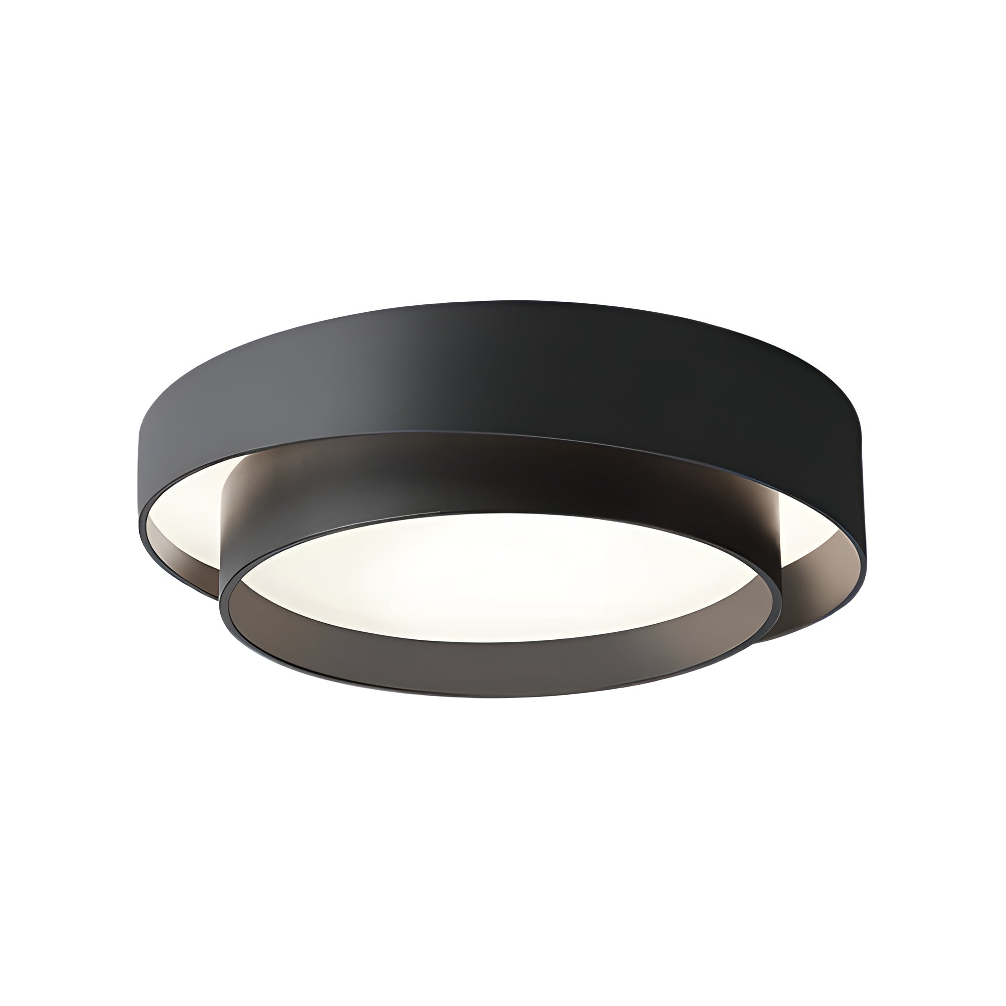 LumoNest – Modern Concentric Rings Flush Mount Ceiling Light for Bedrooms, Hallways & Living Spaces