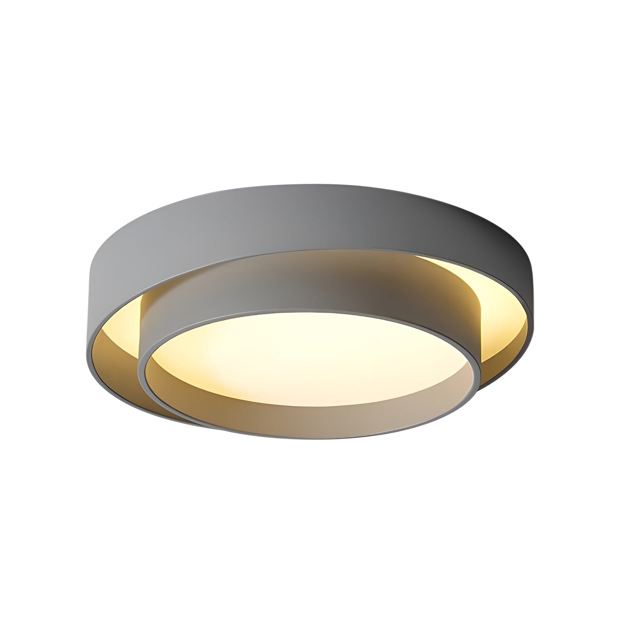LumoNest – Modern Concentric Rings Flush Mount Ceiling Light for Bedrooms, Hallways & Living Spaces