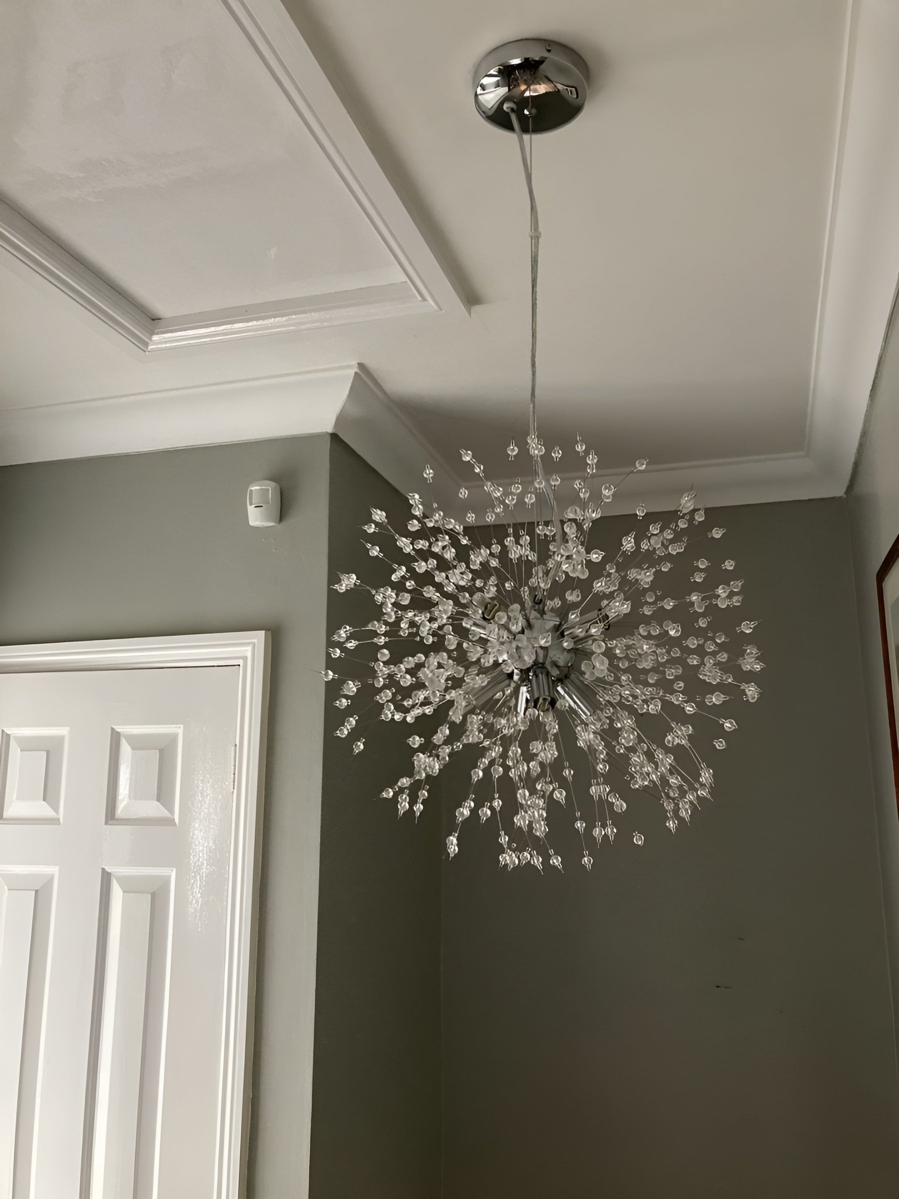 GlowNova – Lighting Luxury 8-Light Sputnik Firework Chandelier in Brass or Chrome