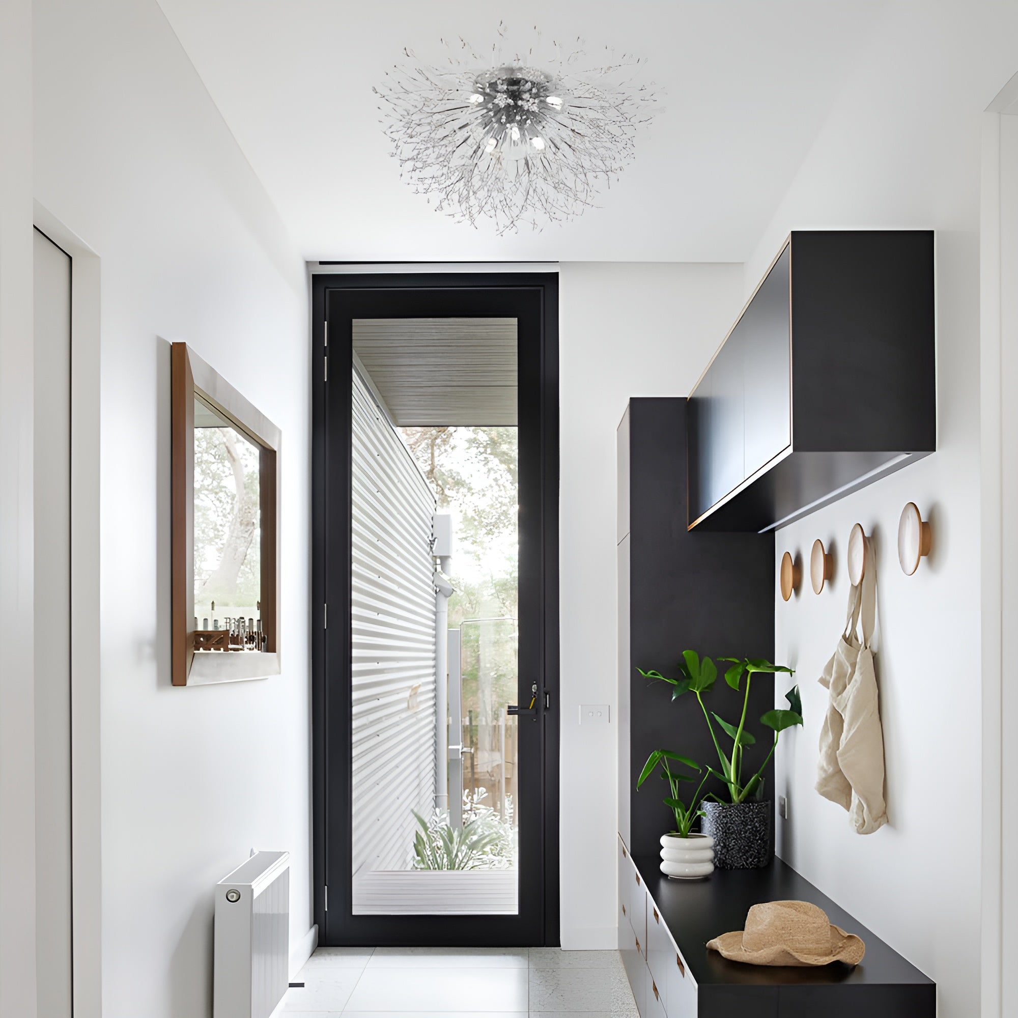 Glowvique – Modern Beaded Sputnik Flush Mount Light Fixture