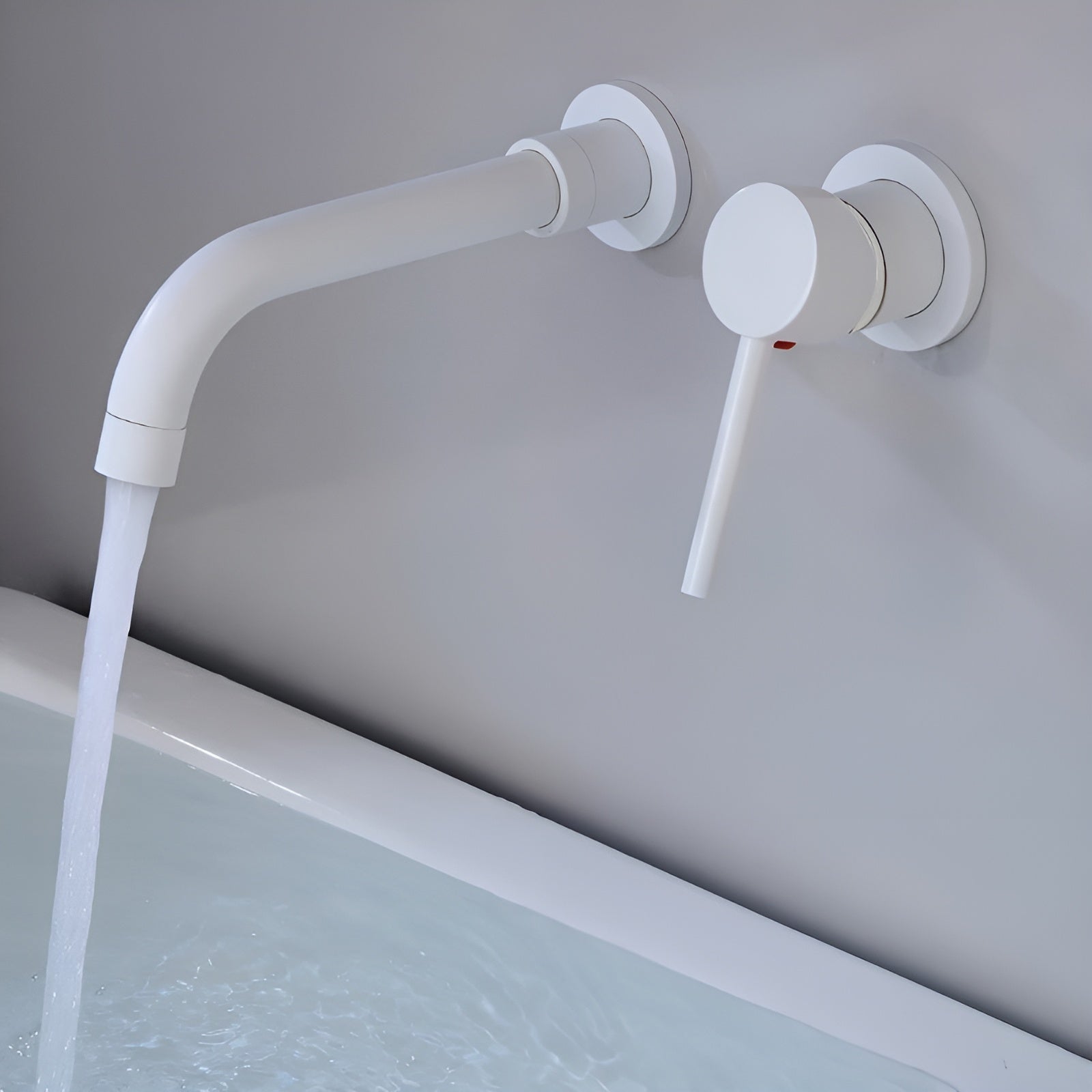 Flowvera – Bathroom Faucet Modern Wall Mounted Brass Sink Tap