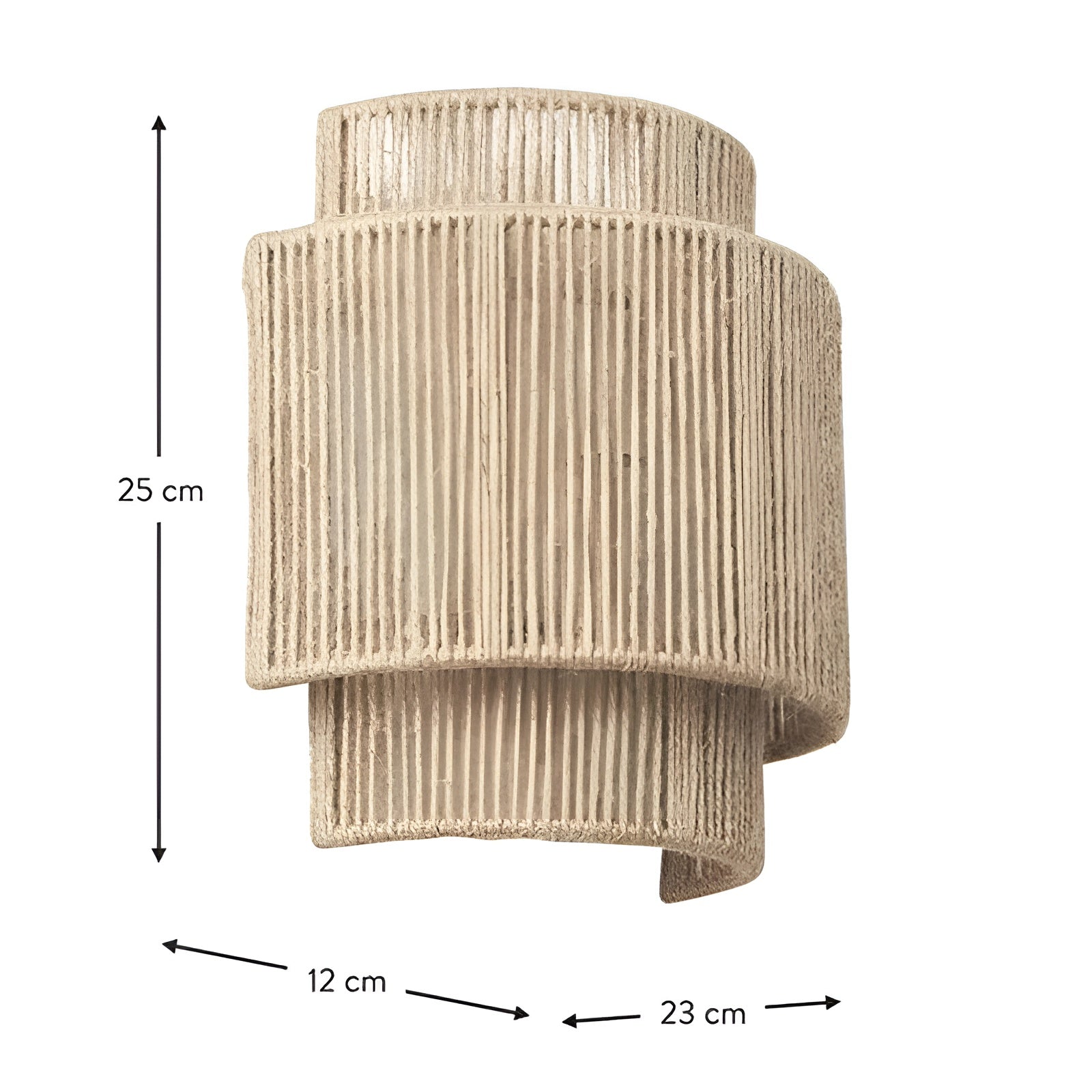 NatureWeave – Retro Rattan Wall Lamp with Handwoven Bamboo Design
