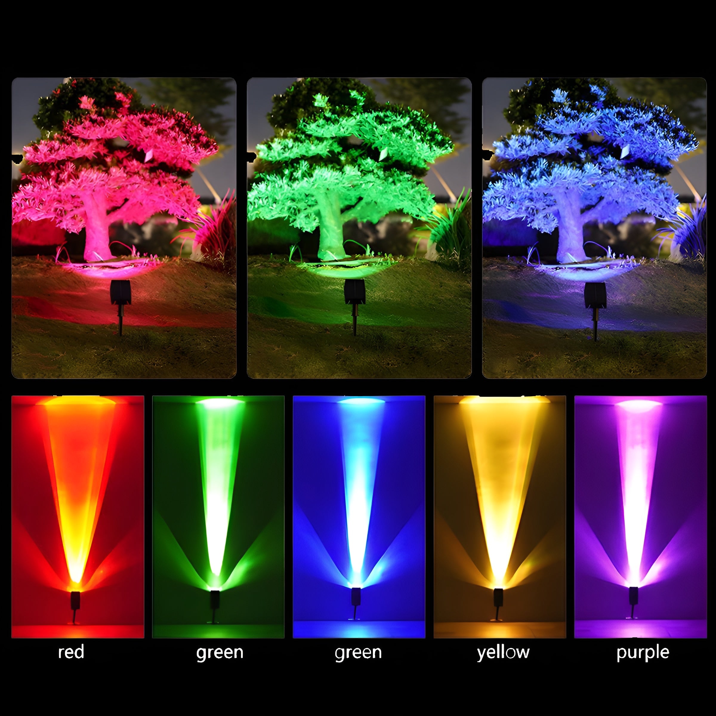 SolarVesta – Waterproof LED Solar Multi Zoom Spot Light for Outdoor Spaces