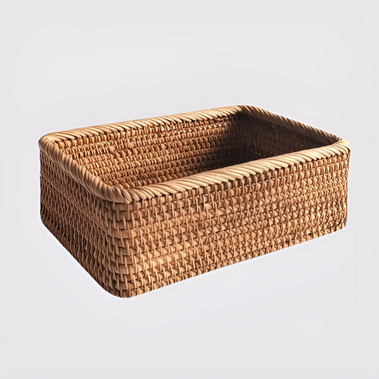 Verdane – Handwoven Rattan Storage Basket for Natural Home Organization